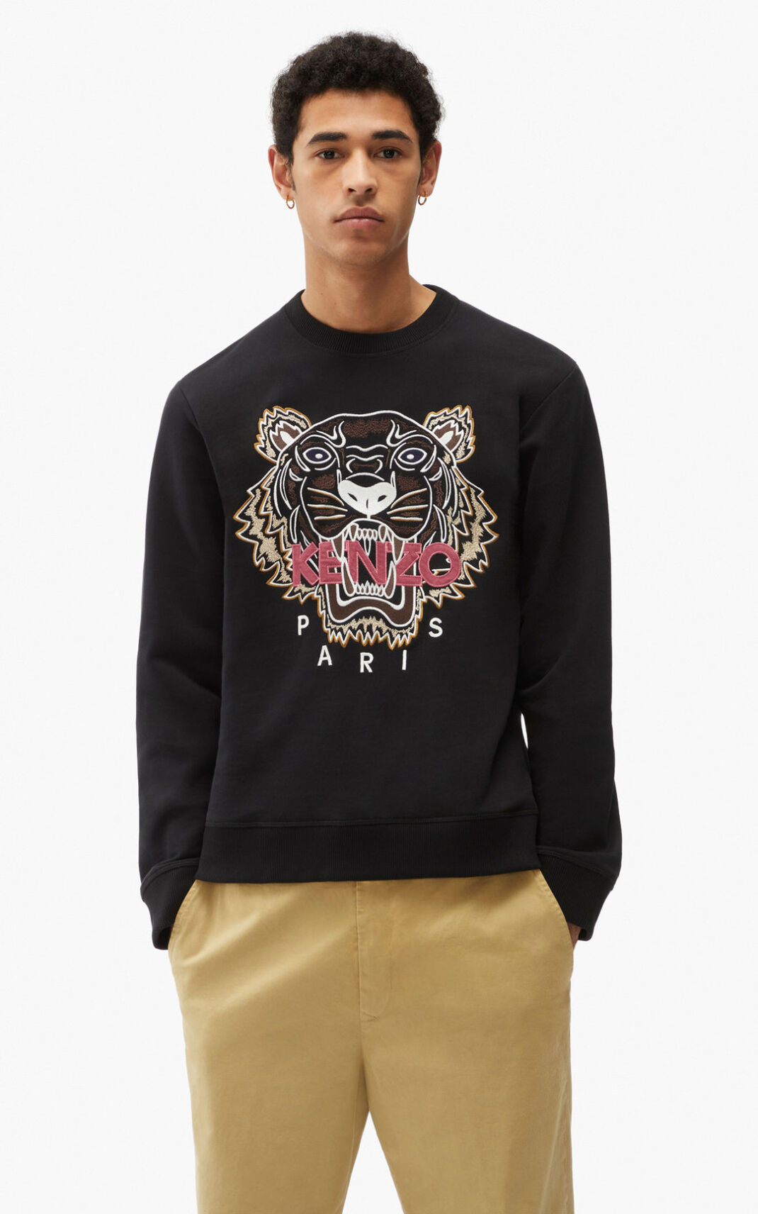 Sweatshirt Kenzo Tiger Masculino - Pretas | 724XJOARD